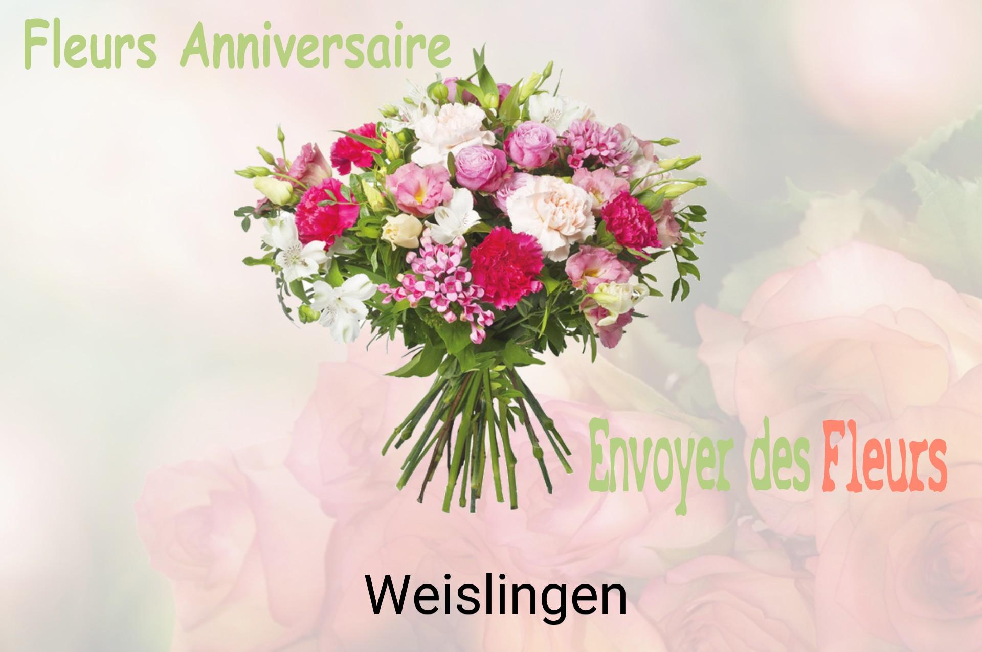 Bouquet de fleurs d’anniversaire livré à Weislingen