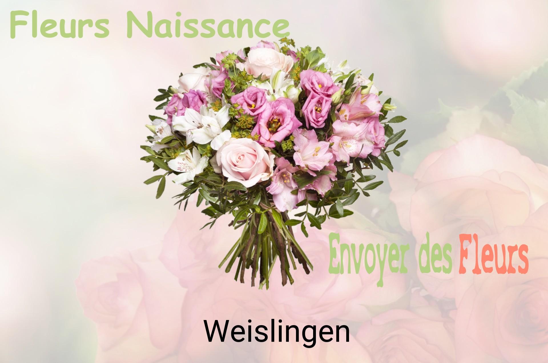 Bouquet de fleurs de naissance livré à Weislingen
